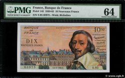 10 Nouveaux Francs RICHELIEU FRANCE  1960 F.57.08 AU-