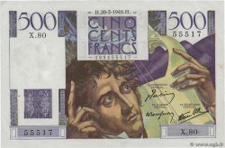 500 Francs CHATEAUBRIAND FRANCIA  1946 F.34.05 q.SPL