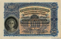 100 Francs SUISSE  1928 P.35e fVZ