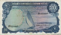 20 Shillings EAST AFRICA (BRITISH)  1964 P.47a VF