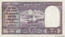 10 Rupees INDIA  1957 P.039c AU