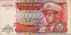 1000000 Zaïres ZAÏRE  1993 P.45b BC+
