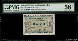 50 Centimes SENEGAL  1917 P.01c q.FDC