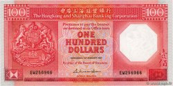 100 Dollars HONGKONG  1987 P.194a ST