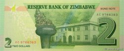 2 Dollars ZIMBABWE  2016 P.99 UNC