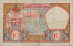 10 Dinara YUGOSLAVIA  1926 P.025 F