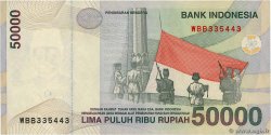 50000 Rupiah INDONESIA  2003 P.139e AU