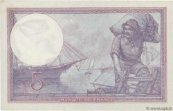 5 Francs FEMME CASQUÉE FRANCE  1921 F.03.05 XF