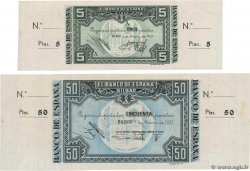 5 et 50 Pesetas ESPAGNE Bilbao 1937 PS.561 et 564h