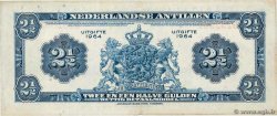 2,5 Gulden NETHERLANDS ANTILLES  1964 P.A01b fVZ