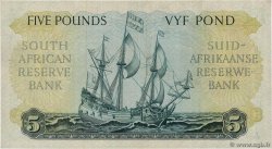 5 Pounds SOUTH AFRICA  1949 P.094 VF