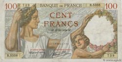 100 Francs SULLY FRANKREICH  1939 F.26.18 S