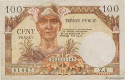 100 Francs TRÉSOR PUBLIC FRANCE  1955 VF.34.01
