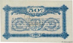 50 Centimes FRANCE regionalism and various Tarbes 1917 JP.120.12 XF