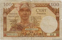 100 Francs TRÉSOR FRANÇAIS FRANCE  1947 VF.32.03 B+