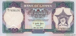 500 Cedis GHANA  1990 P.28b UNC