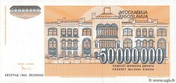 50000000 Dinara Remplacement YOUGOSLAVIE  1993 P.123r NEUF