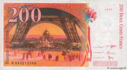 200 Francs EIFFEL FRANCE  1997 F.75.04a VF-