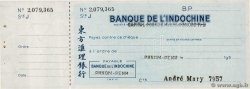 Francs FRANCE régionalisme et divers Phnom-Penh 1950 DOC.Chèque SUP+