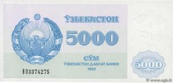5000 Sum UZBEKISTAN  1992 P.71b UNC