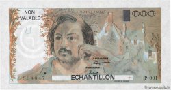 0 Francs BALZAC échantillon Échantillon FRANCE  1980 EC.1980.01