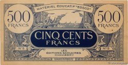 500 Francs Scolaire FRANCE regionalism and miscellaneous  1940  VF