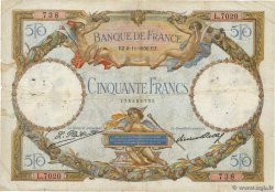 50 Francs LUC OLIVIER MERSON type modifié FRANCIA  1930 F.16.01 RC