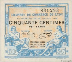 50 Centimes FRANCE régionalisme et divers Lyon 1920 JP.077.22