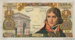 100 Nouveaux Francs BONAPARTE FRANCE  1960 F.59.09 F+