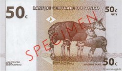 50 Centimes Spécimen RÉPUBLIQUE DÉMOCRATIQUE DU CONGO  1997 P.084As NEUF