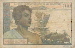 100 Francs MADAGASCAR  1950 P.046a G