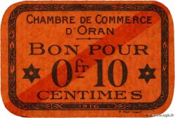 10 Centimes ARGELIA Oran 1916 JP.141.47 FDC