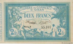2 Francs ALGERIA Oran 1915 JP.141.03 AU+
