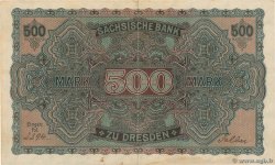 500 Mark GERMANY Dresden 1922 PS.0954a VF