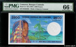 2500 Francs COMORE  1997 P.13 q.FDC