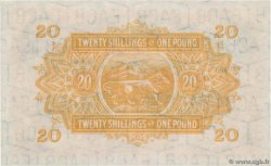 20 Shillings - 1 Pound EAST AFRICA (BRITISH)  1955 P.35 XF+