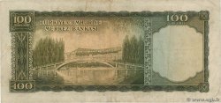 100 Lira TURQUIE  1952 P.167a TTB