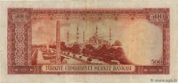 500 Lira TURKEY  1953 P.170a VF