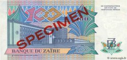 100 Zaïres Spécimen ZAIRE  1988 P.33s UNC-