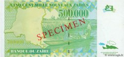 500000 Nouveaux Zaïres Spécimen ZAÏRE  1996 P.78s pr.NEUF
