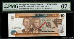 10 Piso Spécimen PHILIPPINES  1997 P.187s UNC-