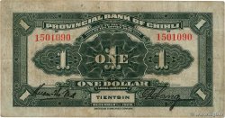 1 Dollar CHINA Tientsin 1920 PS.1263b F+