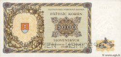 5000 Korun Spécimen SLOVACCHIA  1944 P.14s AU+