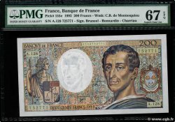 200 Francs MONTESQUIEU FRANCE  1992 F.70.12c NEUF