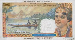 20 NF sur 1000 Francs Union Française REUNION INSEL  1971 P.55b fVZ