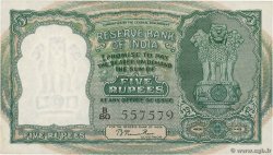 5 Rupees INDIA  1949 P.032 AU