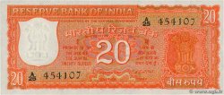 20 Rupees INDIA  1970 P.061a AU