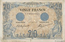 20 Francs NOIR FRANCE  1904 F.09.03