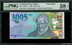 3005 (Units) Test Note ALLEMAGNE FÉDÉRALE  2005  SPL