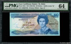 10 Dollars CARAÏBES  1985 P.23k1 NEUF